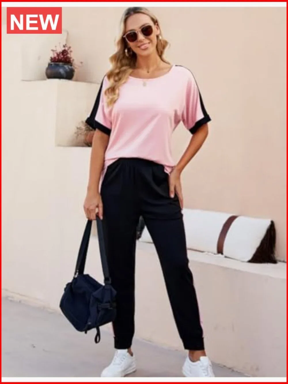 Women 2 Piece Lounge Sets Soft Sweatsuits Matching Activewear Tracksuit